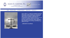 Desktop Screenshot of jamesbgriffinpc.com