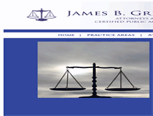 Tablet Screenshot of jamesbgriffinpc.com
